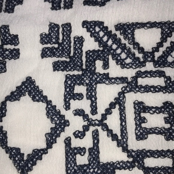 Blue and white crotchet tank - Picture 5 of 6